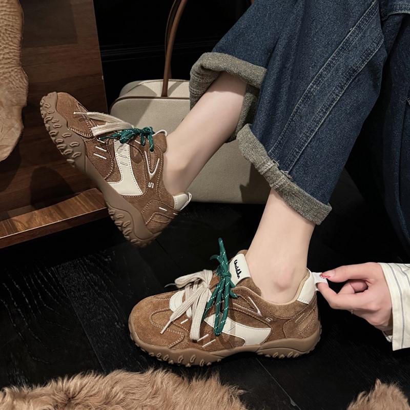 复古德训鞋女香缇卡阿甘鞋