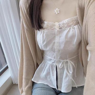 feathery傍晚时分_上瘾触感灯笼袖软绵绵云朵开衫