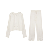 年度必buy升级 针织羊毛套装 女秋冬时尚 顾小落 卫衣裤 子两件套