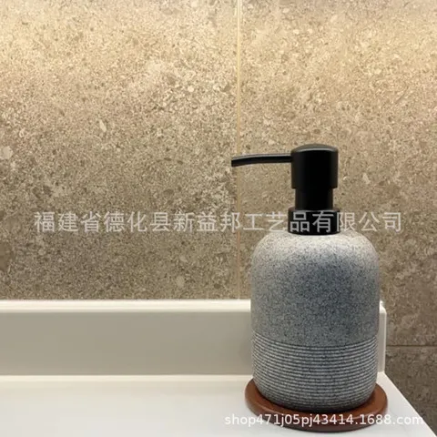 浴室用品卫浴套装洗手液瓶直销厨房用品酒店新款砂石乳液瓶