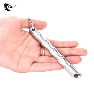 不锈钢防身竹节酷棍多功能防卫战术破窗器户外防护用品EDC工具