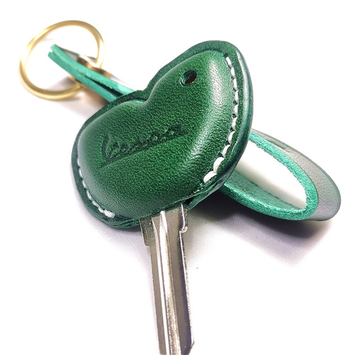 皮忆摩托车牛皮复古钥匙扣