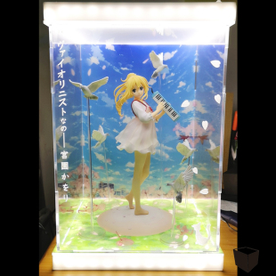 Aniplex 四月是你的谎言 宫园薰 私服 手办亚克力展示盒