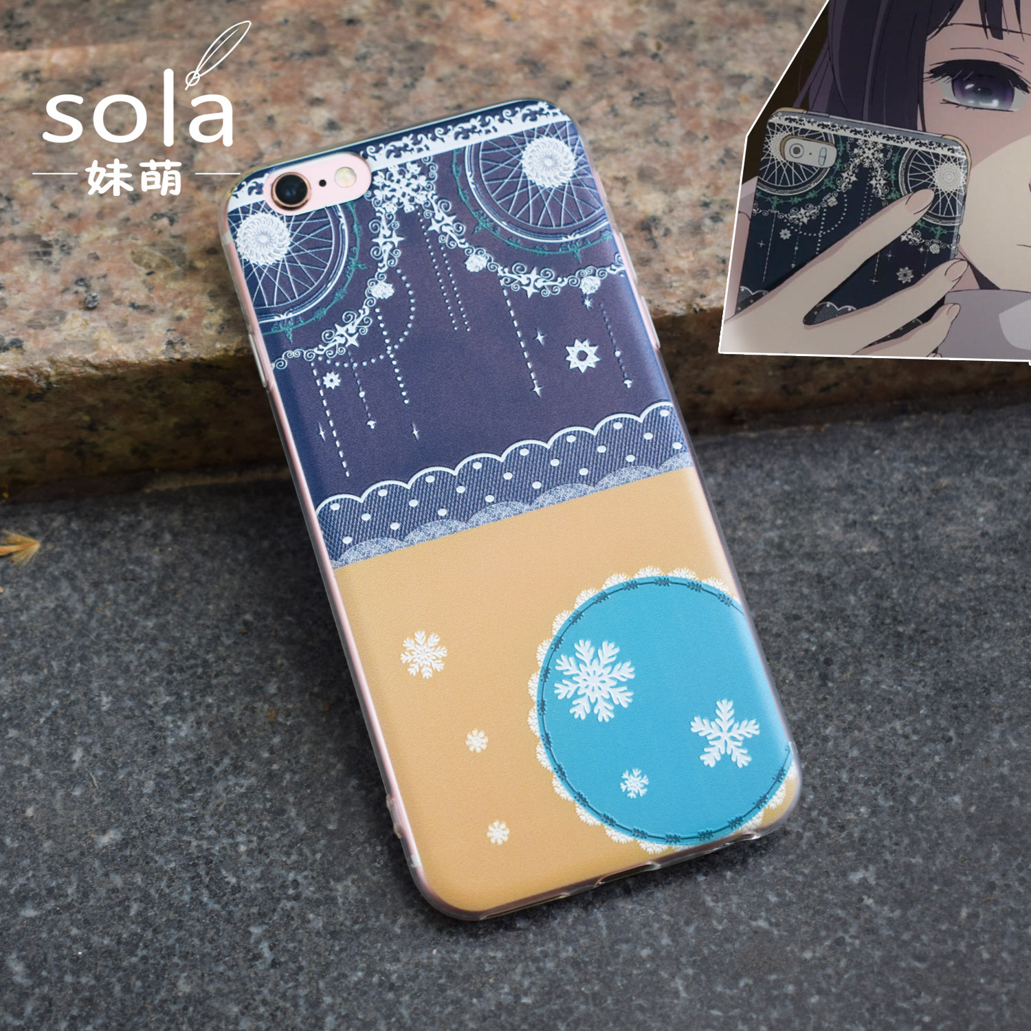 人渣的本愿cos安乐冈花火皆川茜同款二次元iphone7苹果6手机壳
