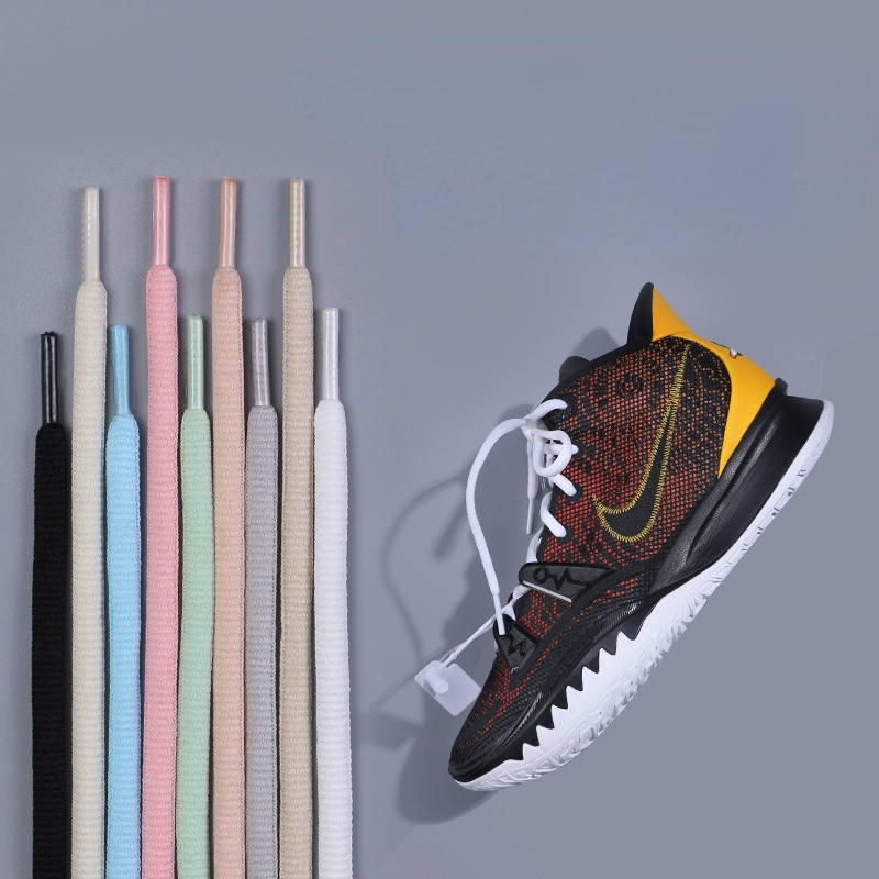 半圆运动鞋防松鞋带欧文篮球鞋足球鞋鞋带绳羽毛球鞋白色黑色红色