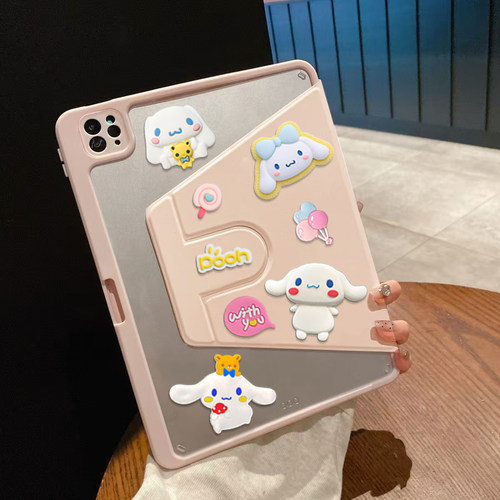 小米平板7/7pro亚克力壳小米平板5pro/6Spro保护壳红米pad/se/pro旋转式带笔槽10.6/11/12.1/12.4寸保护壳5/6