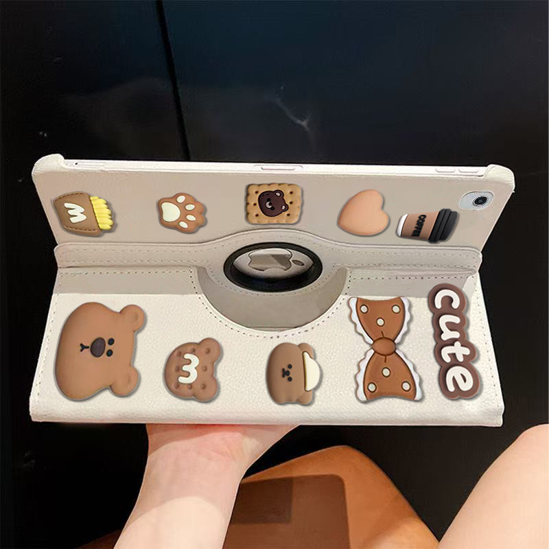 VIVOpad3Pro平板保护壳防弯12.95英寸赠送小熊饼干Diy公仔360°横竖式旋转可支架iQOOpad2Pro 13寸平板保护壳