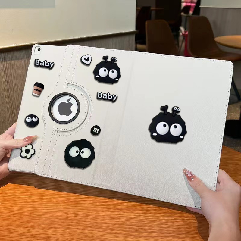 适用于荣耀magicpad2保护壳360旋转式可支架12.3英寸库洛米煤球公仔防摔防滑全包款平板保护软壳