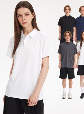 UNF 130G-骨鸟提花布透气速干户外骑行跑步运动POLO领短袖T恤男女