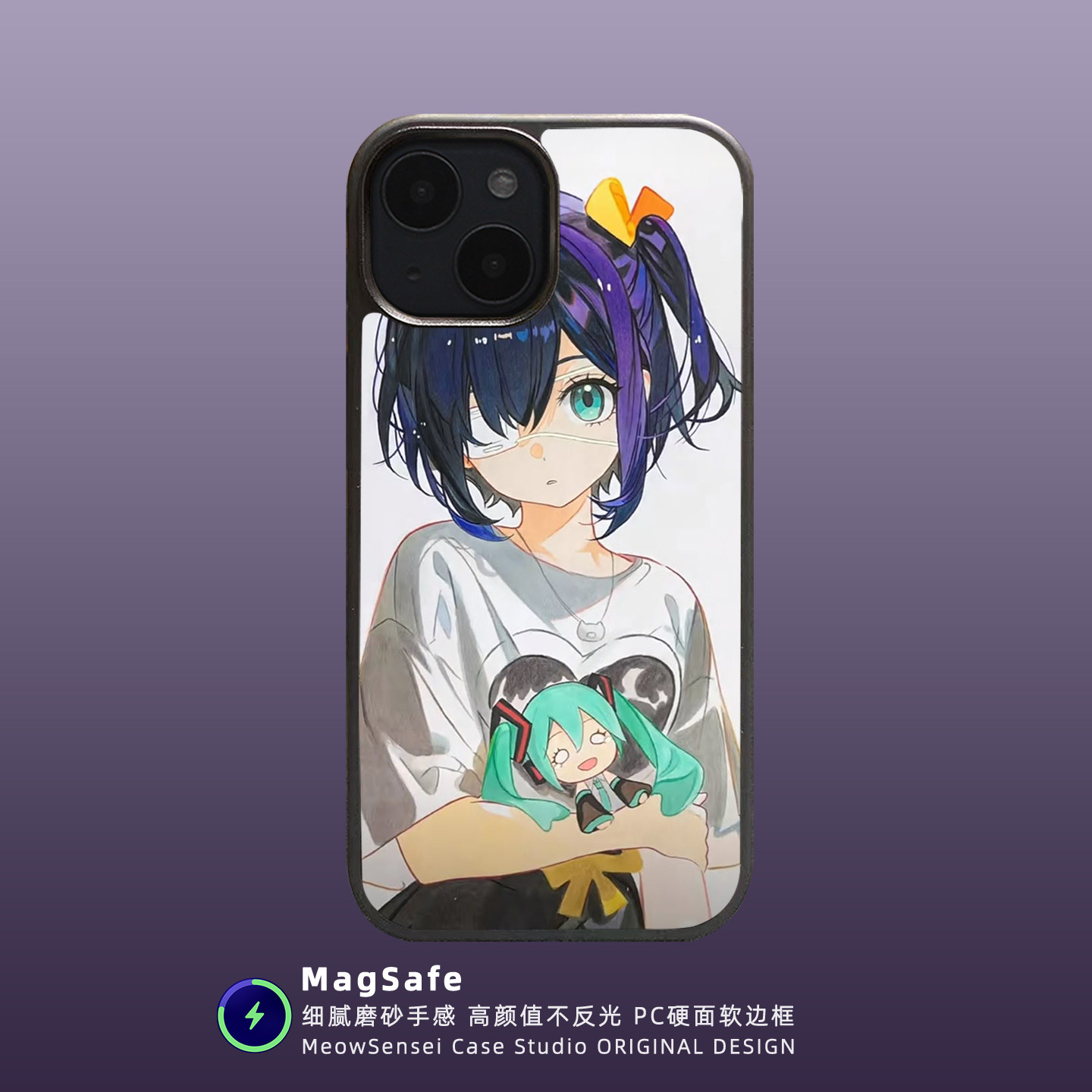 小鸟游六花少女手机壳适用iPhone17Air软边磨砂PC动漫二次元不撞壳15磁吸硬壳MagSafe苹果16ProMax防摔保护套