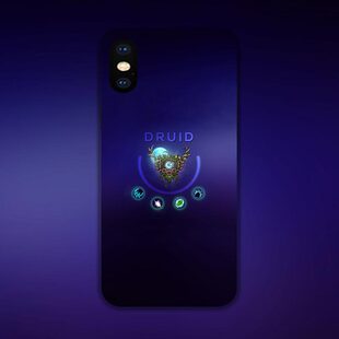 14磨砂iPhone15Pro全包XsMax手机壳华为荣耀OPPO小米VIVO安卓硅胶保护壳 WOW德鲁伊魔兽世界适用苹果16