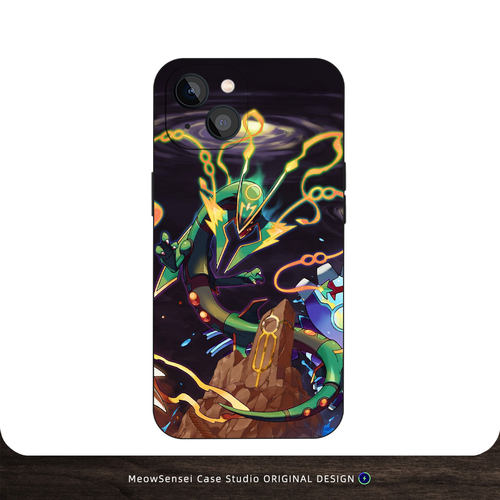 传说Mega烈空坐酷炫插画磨砂硅胶卡通小众手机壳周边适用iPhone17ProMax苹果16动漫二次元痛壳磁吸防摔保护套