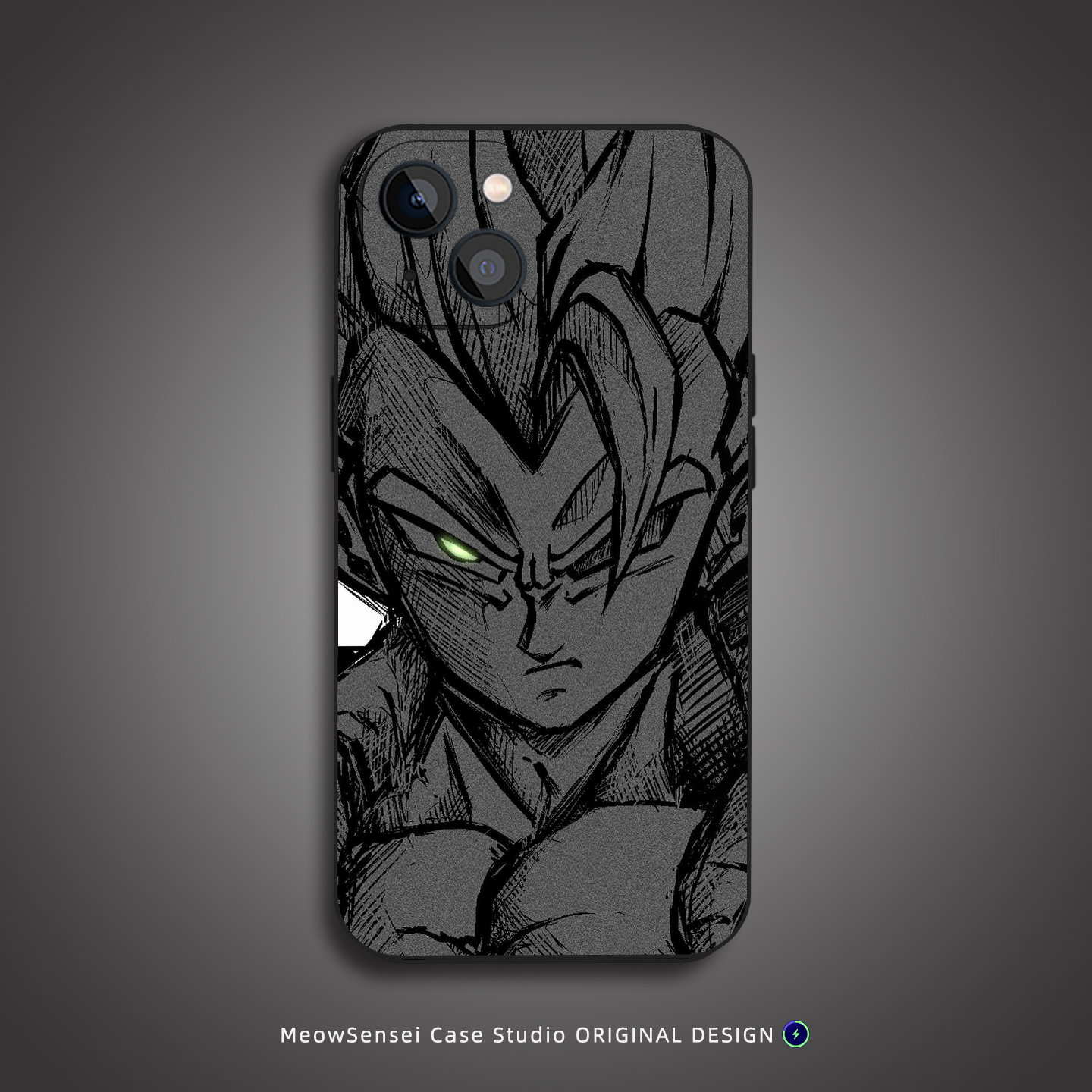 七龙珠赛亚人手机壳适用苹果16小米15华为Air玻璃14荣耀60动漫K90二次元VIVO液态硅胶OPPO磁吸iPhone17ProMax