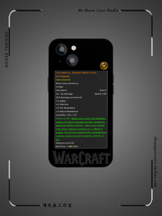 雷霆之怒WOW逐风者 12玻璃14苹果15ProMax保护壳 祝福之剑小众全包原创手机壳适用iPhone16液态硅胶SE小米13