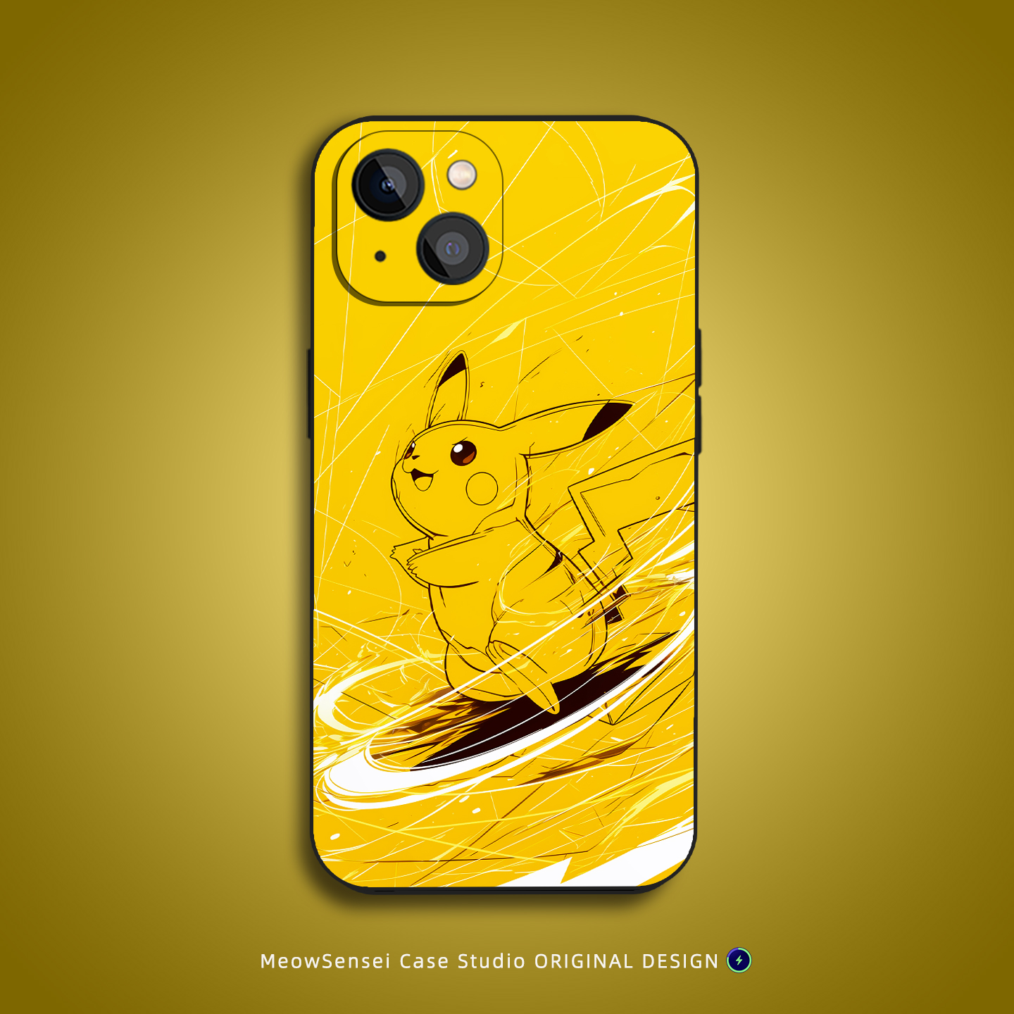 皮卡丘宝可梦手机壳适用苹果16华为VIVO小米15动漫OPPO艺术插画Air卡通MagSafe磁吸充电iPhone17ProMax二次元