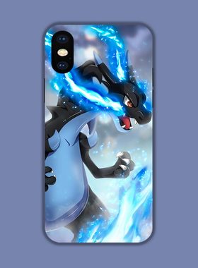 MEGA喷火龙宝可梦适用苹果16/12/13/14磨砂iPhone15Pro玻璃XsMax手机壳8华为荣耀OPPO小米VIVO安卓硅胶保护壳