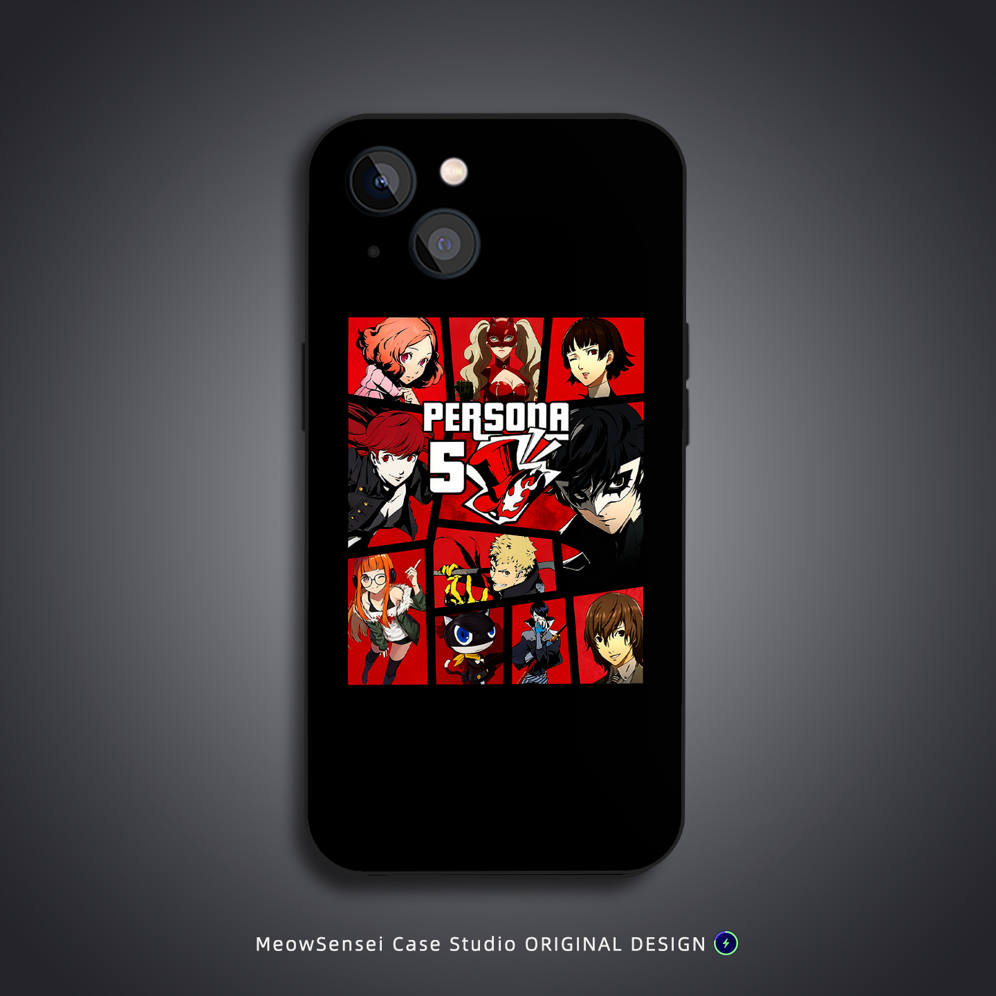 P5女神异闻录手机壳适用苹果16小米15动漫OPPO红米K80个性艺术14华为VIVO液态硅胶Air磁吸降解iPhone17ProMax