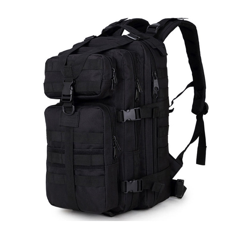 户外军迷彩战术双肩旅行背包35L