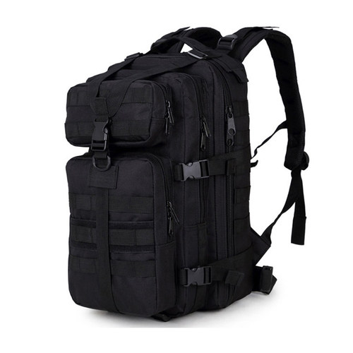 户外军迷彩战术双肩旅行背包35L