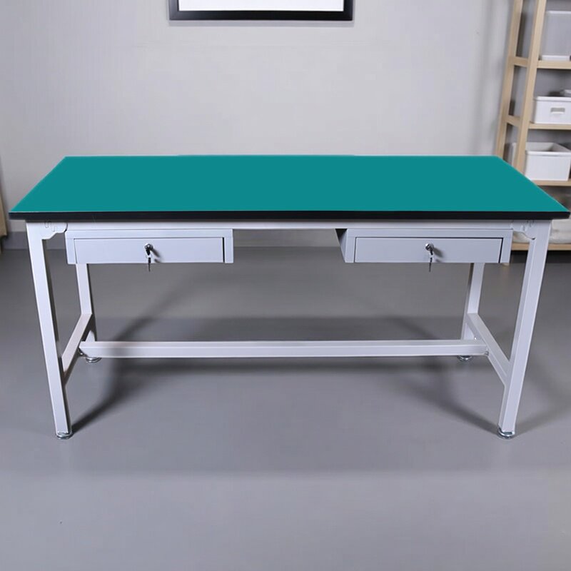 定制防静电工作台流水线检验工作桌打包维修车间操作台带抽屉实验