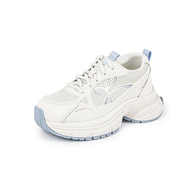 意尔康女鞋2025秋季新款网面透气老爹鞋时尚小白鞋5582ZD47875U