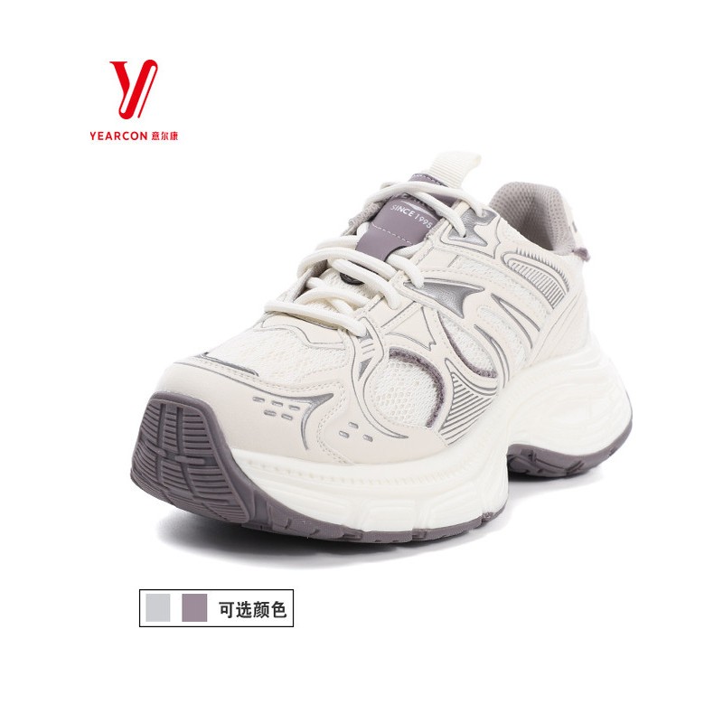 意尔康新款厚底鞋时尚感秋季5582ZD47000U高级老爹2025拼色女鞋