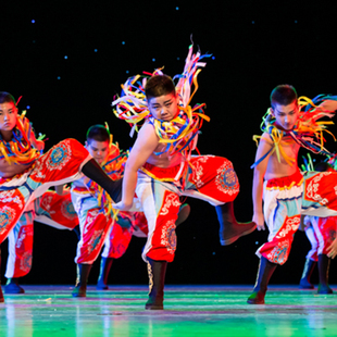 小荷风采小小博客表演服儿童民族舞蹈服装男童蒙古舞演出服表演服