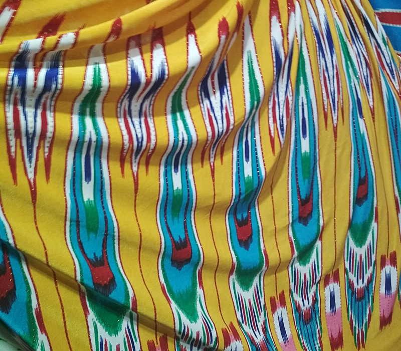 新疆民族服饰维吾尔族特色艾德莱斯绸布料宽幅1米50CM特价