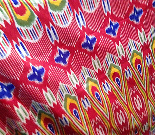 新疆布民族服饰维吾尔族特色艾德莱斯绸布料宽幅1米50