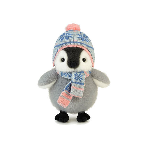 雪花帽子小企鹅玩偶公仔毛绒玩具安抚娃娃女生生日礼物送女友情侣