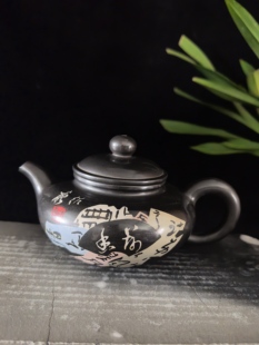 云南建水紫陶茶壶厂家直销 仿古壶2 陈绍康大师 全手工