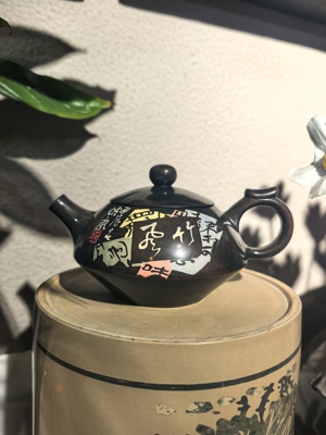 云南建水紫陶茶壶厂家直销 陈绍康大师  全手工 小高脚石瓢壶1