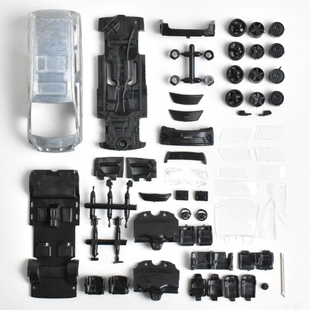 build drive 1:64 丰田 威尔法 合金汽车模型 拼装 手工 民用