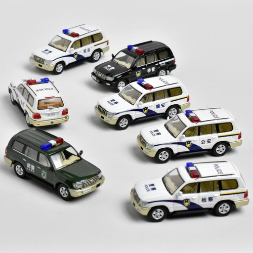 酷路泽LC100公安特警车车模