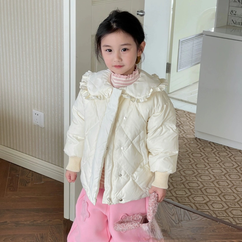 女童毛衣冬季加绒条纹可爱甜美粉毛衣/针织衫