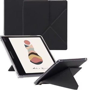 适用于文石boox leaf2/leaf3/leaf3c 7英寸皮套支架保护壳TPU软胶防摔全包横竖屏支撑轻薄leaf3c电子书保护套