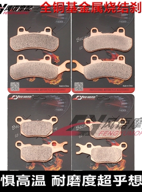 适用庞巴迪守卫者Defender 799 DPS 796cc 16年 金属刹车皮碟刹片