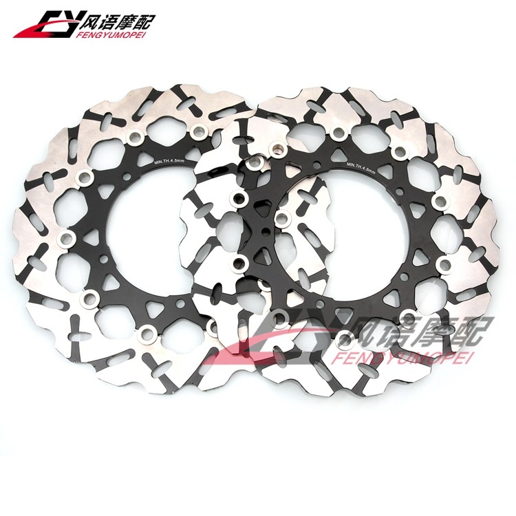 适用雅马哈 YZF-R1 YZF R1 04 05 06年 前刹车盘 前碟刹片 菊花碟 - 实物图