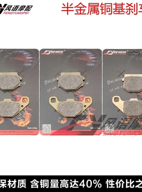 适用TGB  250 Blade/Congo ATV 06-07年 前后碟刹皮 刹车片