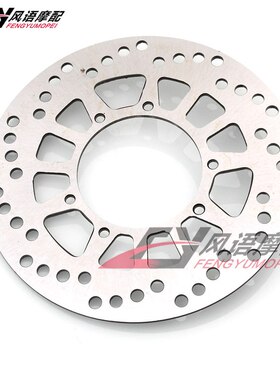 适用雅马哈TW125/200/225 XT225 XG250 DT200 ST YZ490前刹车碟盘