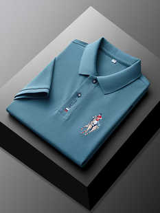 男士 领polo衫 短袖 t恤丝光棉高端男装 T桖 2026新款 男女同款 保罗衬衫