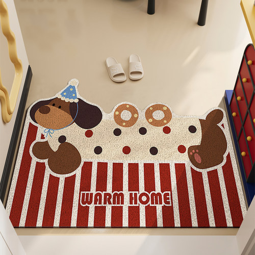 【小红书爆款】奶油中古入户地垫