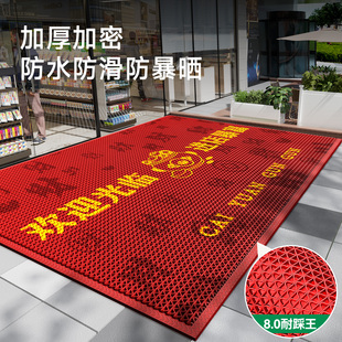 新款门店门口地垫入户门垫加厚室外防滑脚垫酒店迎宾商用地毯定制