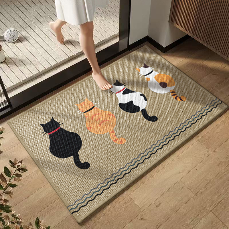 【真编织】吸水速干地垫