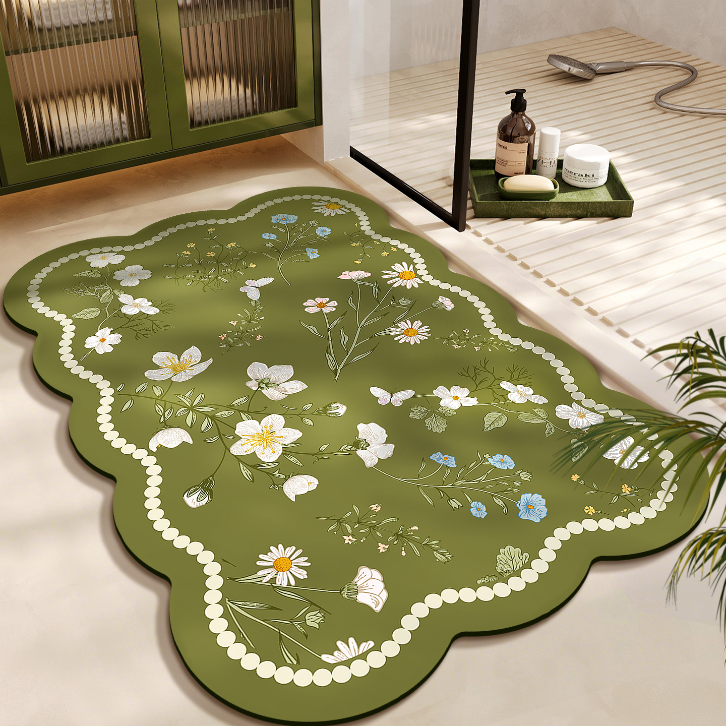 浴室地墊硅藻泥中古吸水防滑耐臟