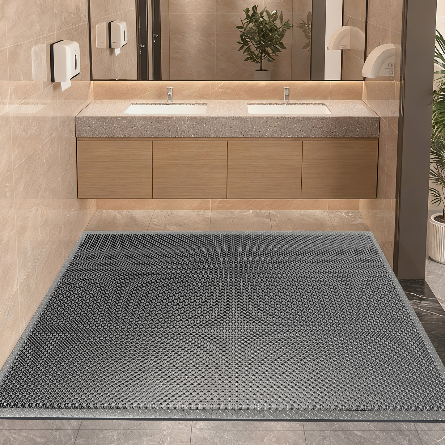 【加厚7.0】厕所地垫防滑垫