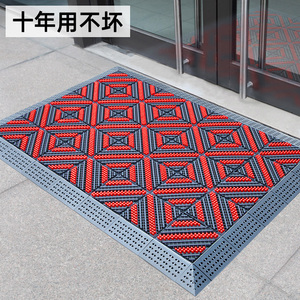 酒店入户地垫高级感耐脏防滑地毯商场门口垫子进门除尘脚垫可拼接