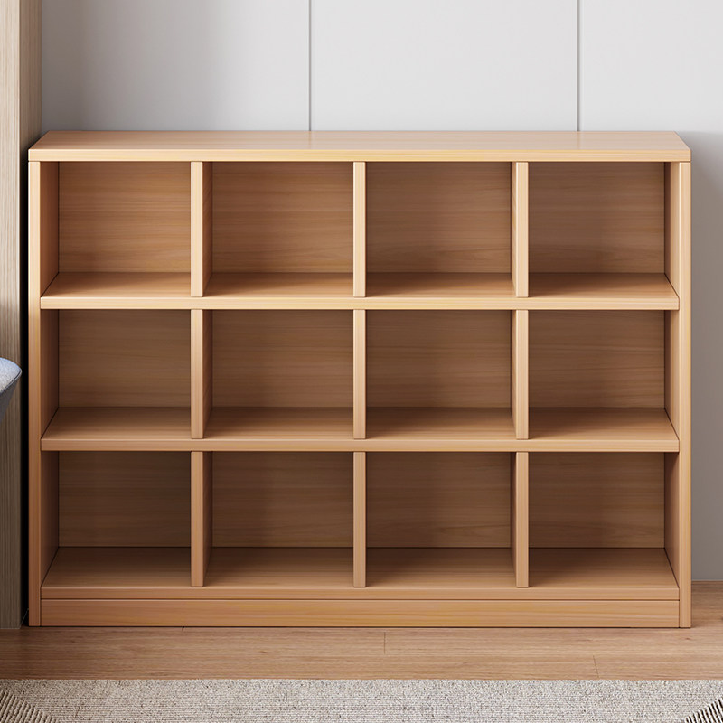 书架置物架落地教室加高收纳柜客厅架子展示架格子柜储物柜子书柜