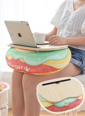 笔记本磁吸膝上桌软垫托盘桌懒人膝盖床上电脑桌靠垫平板桌学生