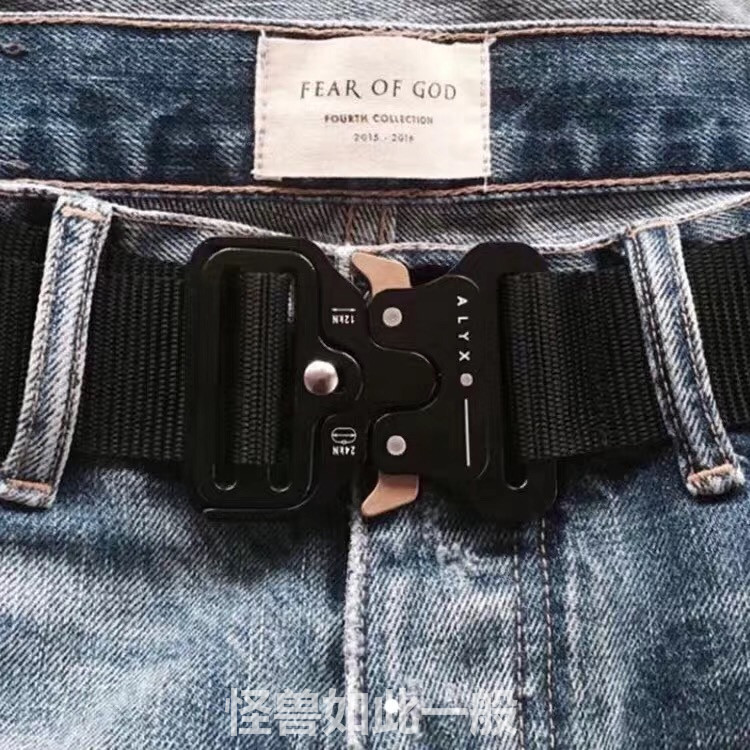 新品现货ALYX金属工业腰带EDC陈冠希同款腰带男女情侣款潮流嘻哈